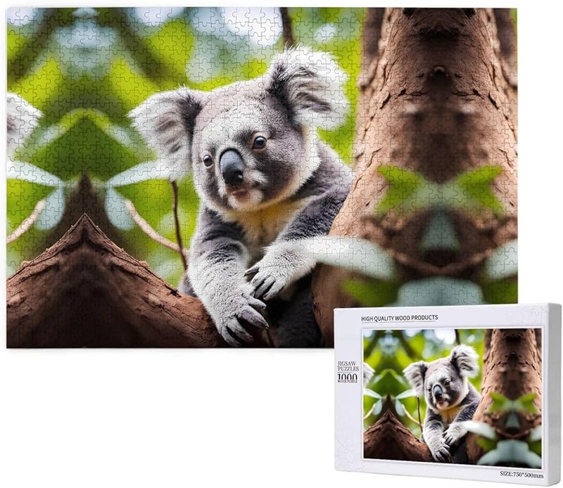 لغز كوالا 1000 قطعة للكبار ديكور المنزل 29.5 × 19.7 بوصة - Image 1